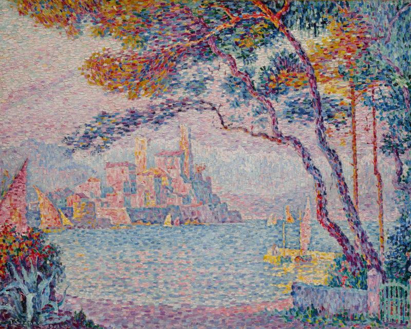 Lot 7 Works From An Important Private Collection, Sold In Part To Benefit Two Not-For-Profit Institutions In The Fields Of Science And Music Paul Signac Antibes. Soir Signed P. Signac and dated 1903 (lower left) Oil on canvas 28 5/8 by 36 1/8 in. 72.8 by 92 cm Painted in 1903. Estimate $4/6 million Sold for $7,667,500