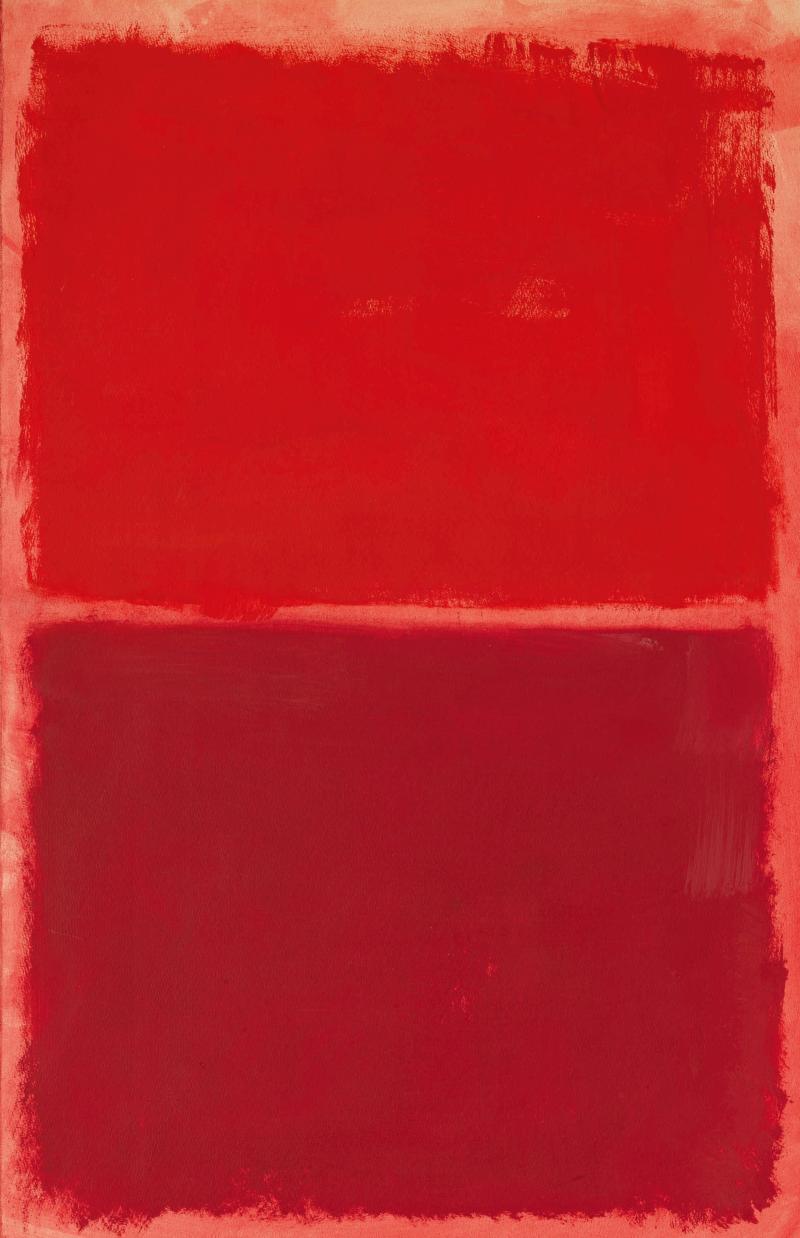 10069 Lot 16 - Mark Rothko, Untitled (Red on Red)