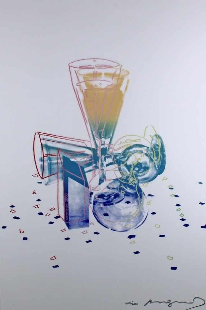 Warhol, Andy (1928 Pittsburgh - 1987 New York), Farbserigrafie, "Committee 2000", , Mindestpreis:	1.800 EUR