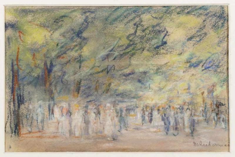 Max Liebermann 1847 Berlin - 1935 Berlin - "Parklandschaft" Aufrufpreis:	10.000 EUR Schätzpreis:	20.000 EUR