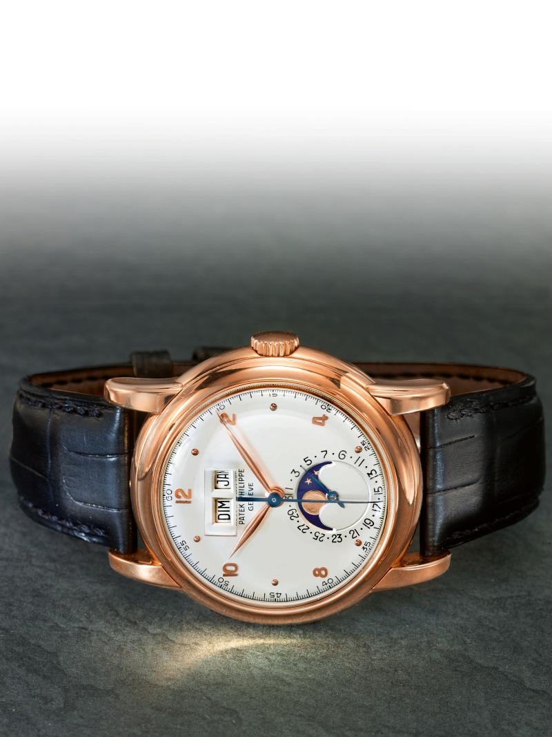 10082 Lot 60 Patek Philippe Ref 2497R Rare Pink Gold Perpetual Calendar