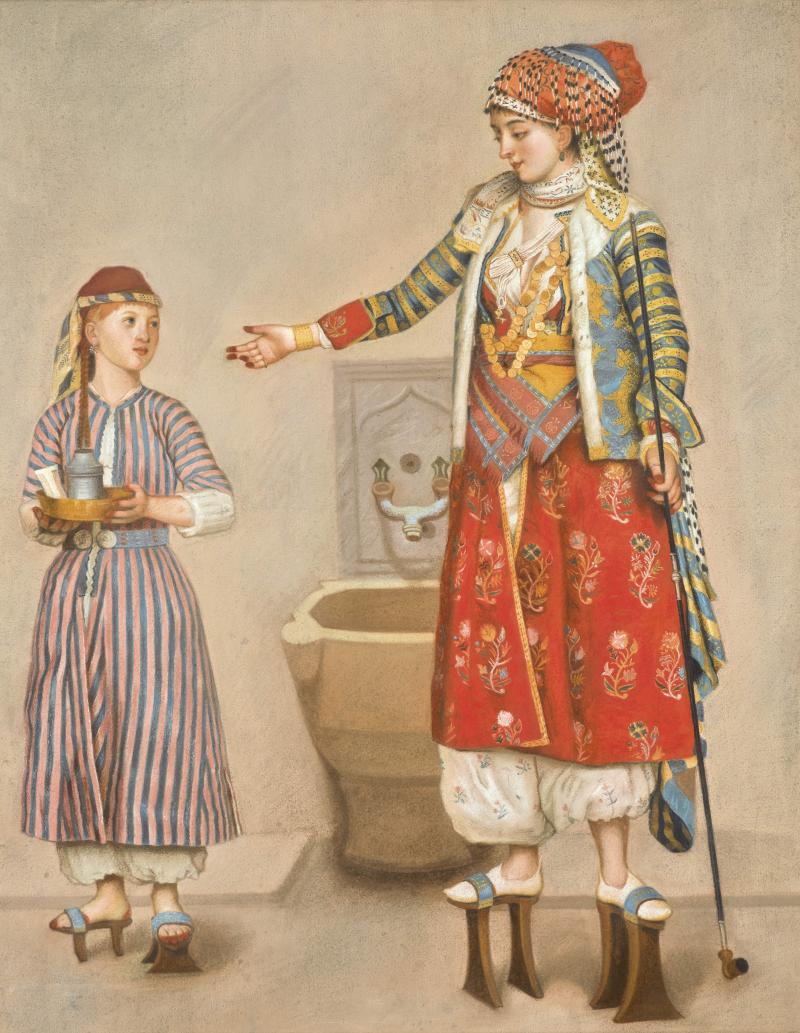 Jean-Etienne Liotard, A Woman in Turkish Costume in a Hamam Instructing a Servant_£2-3 million