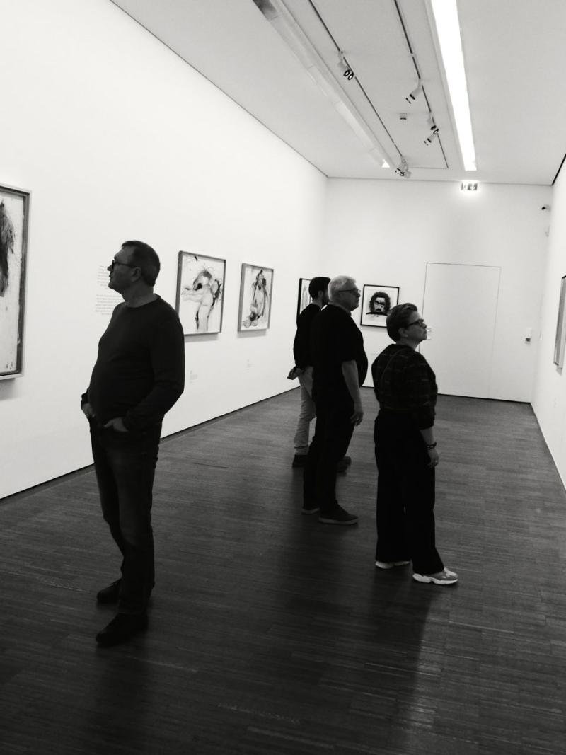 Ausstellungsansicht "Arnulf Rainer"  2019 (c) findART.cc Foto frei von Rechten.