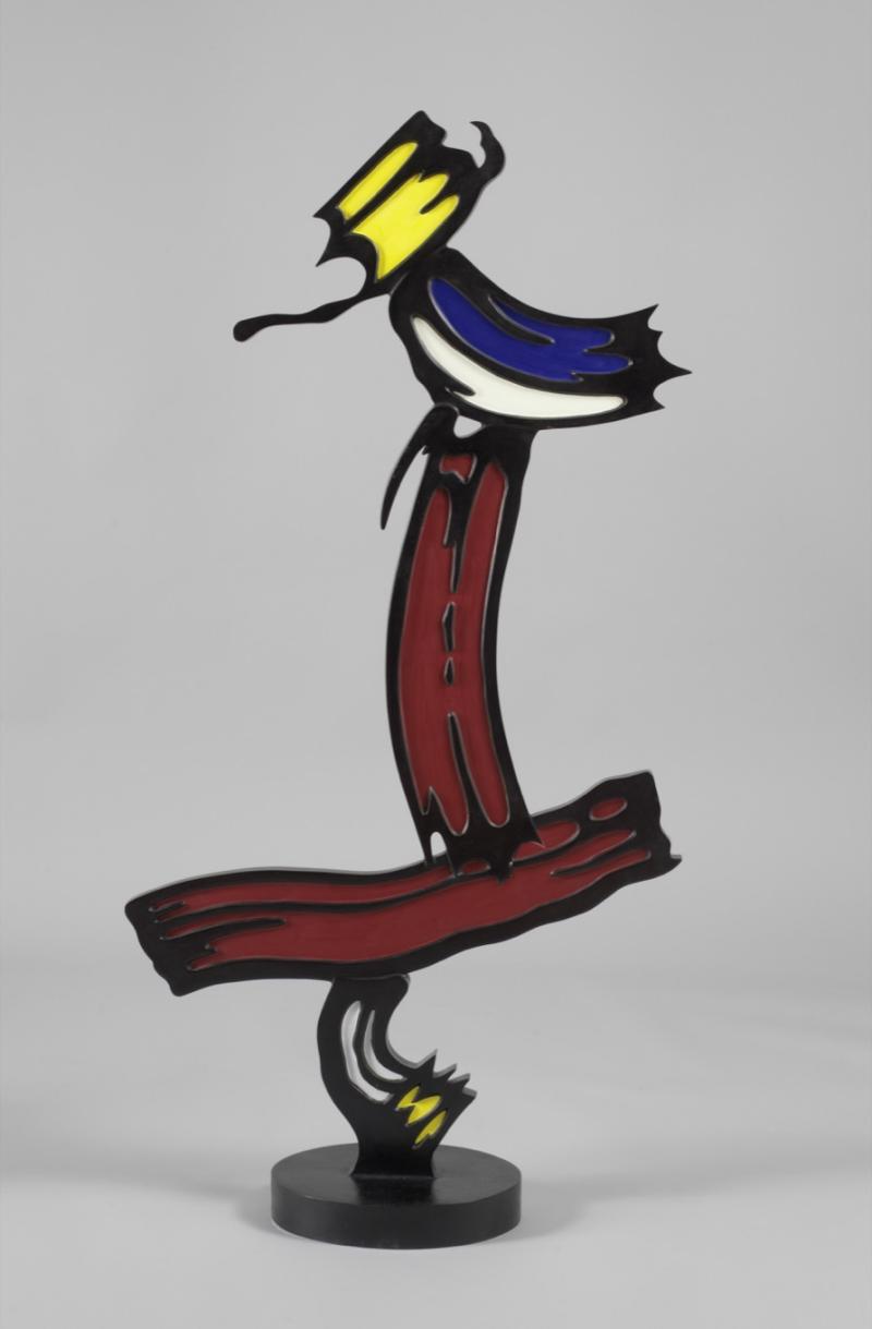 Roy Lichtenstein Brushstroke, 1992 Painted and patinated bronze 137,8 x 69,9 x 27,9 cm (54,25 x 27,52 x 10,98 in