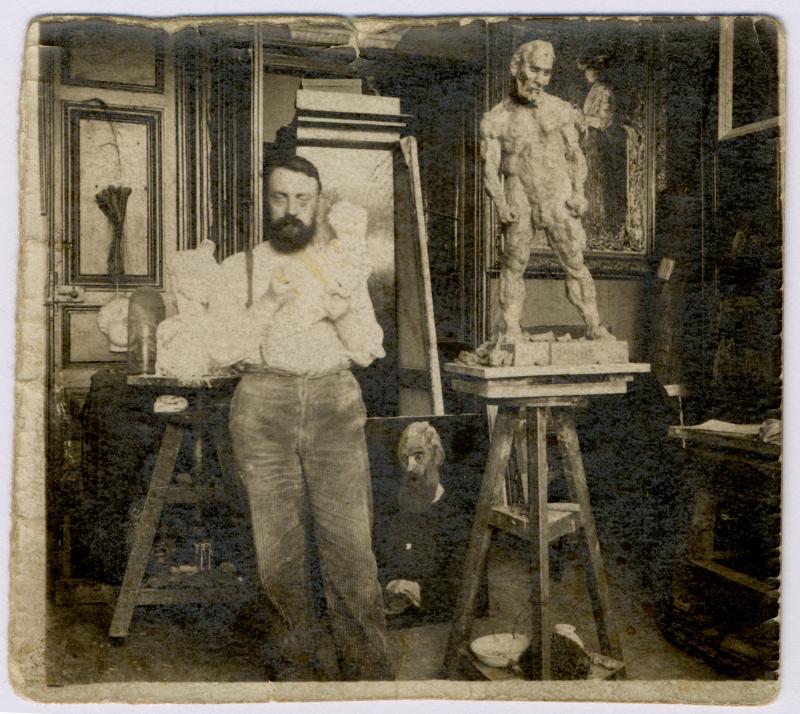 Hans Marsilius Purrmann, Matisse pose dans son atelier, 1900–1903 Archives Henri Matisse, Issy-les- Moulineaux, © 2019 ProLitteris, Zurich