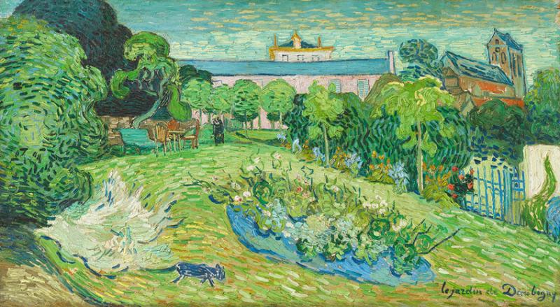 VINCENT VAN GOGH, LE JARDIN DE DAUBIGNY, 1890 Der Garten von Daubigny Öl auf Leinwand 56 x 101.5 cm Rudolf Staechelin Collection Foto: Robert Bayer