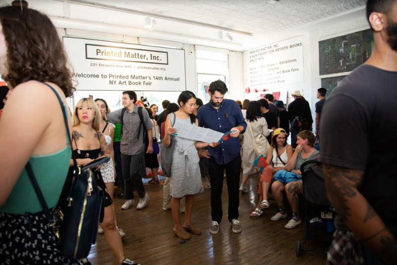 Visitors to the NYABF. Photo by Megan Mack.