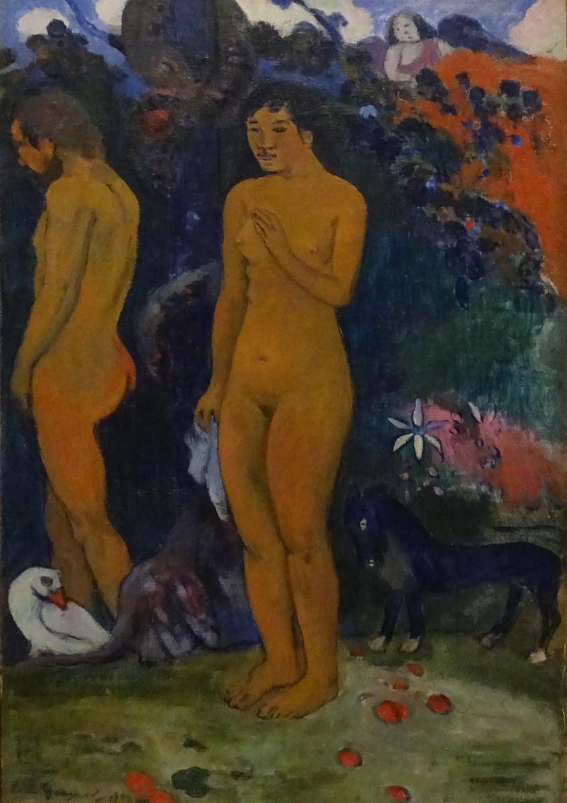 Paul Gauguin, Adam a Eva, 1902 Paul Gauguin, Adam and Eve, 1902 © Ordupgaard, Copenhagen / Photo Anders Sune Berg