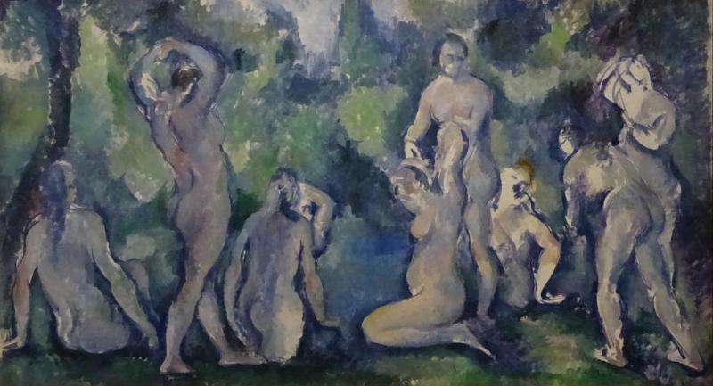 Paul Cézanne, Koupající se ženy, kolem 1895 Paul Cézanne, Women Bathing, c 1895 © Ordupgaard, Copenhagen / Photo Anders Sune Berg