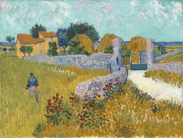 Vincent van Gogh (1853–1890) Bauernhaus in der Provence, 1888 Öl auf Leinwand, 46,1 x 60,9 cm National Gallery of Art, Washington D.C. © National Gallery of Art, Washington, Ailsa Mellon Bruce Collection