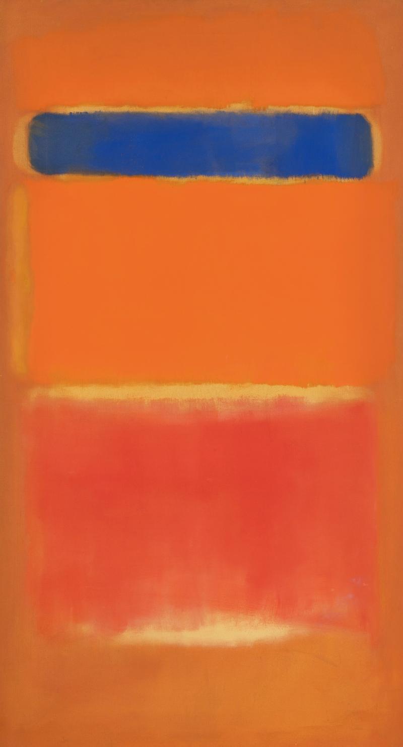 Mark Rothko’s Blue Over Red, His First 1953 Work to Appear at Auction in 10+ Years Estimate $25/35 Million