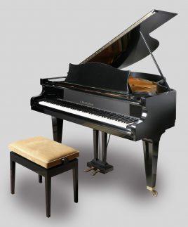 00458 Bechstein-Flügel, Berlin, 1973 schwarz, 165534, L = 180, mit Klavierhocker Ausruf € 3.000,–