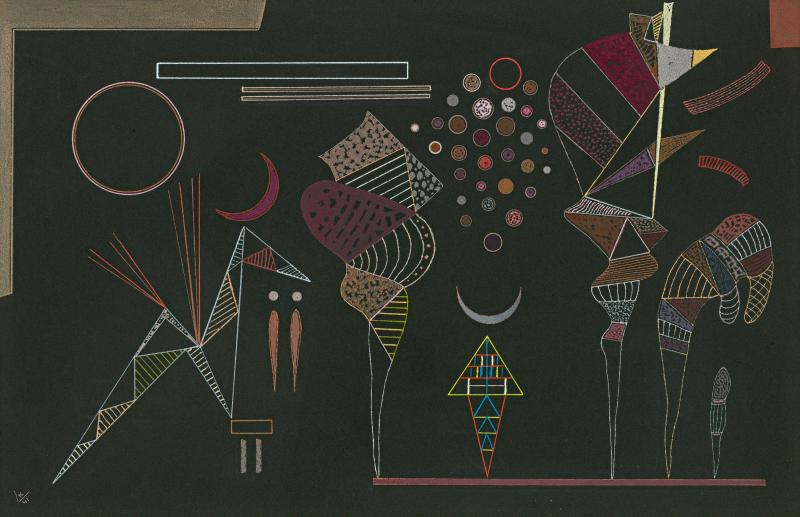 Kandinsky, Etude pour 'Contrastes Réduits