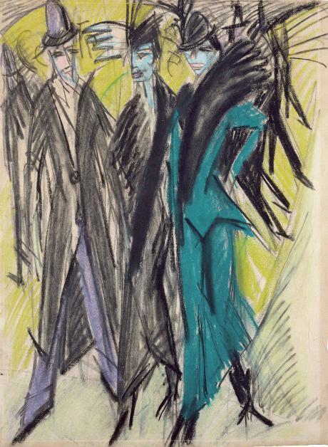 Ernst Ludwig Kirchner, Berliner Straßenszene, 1914