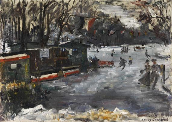 115 LOVIS CORINTH Eisbahn im Berliner Tiergarten, 1909. Öl auf Leinwand Schätzpreis: € 250.000 - 350.000