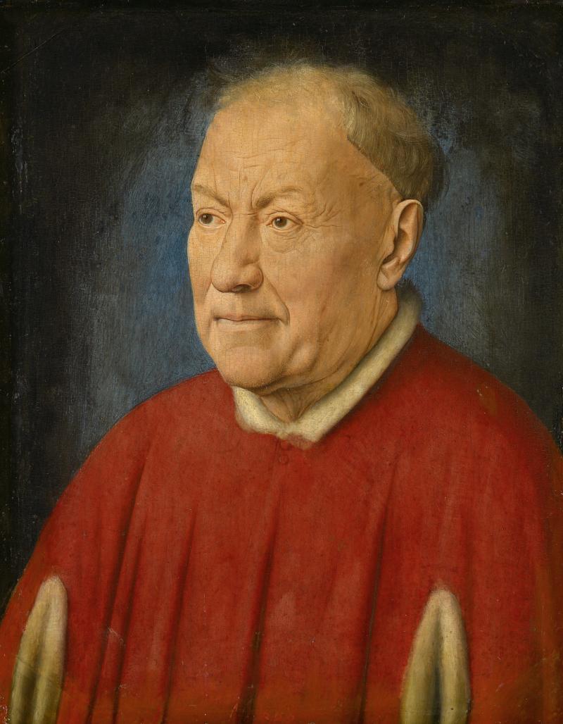 Bildnis eines Gelehrten, ehemals als Kardinal Albergati bezeichnet Jan van Eyck (um 1390 Maaseyck bei Maastricht – 1441 Brügge) Um 1435 © KHM-Museumsverband