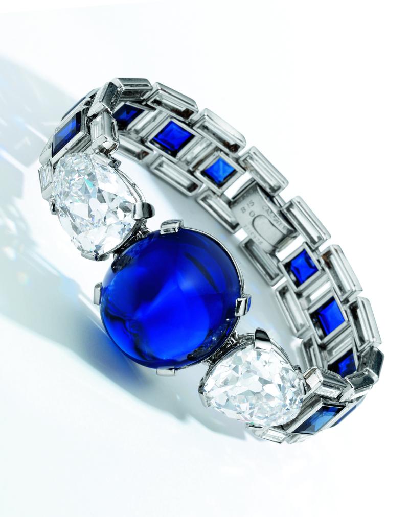 47.07-carat Sapphire Art Deco Bracelet by Cartier - Sotheby's Geneva - November 2019