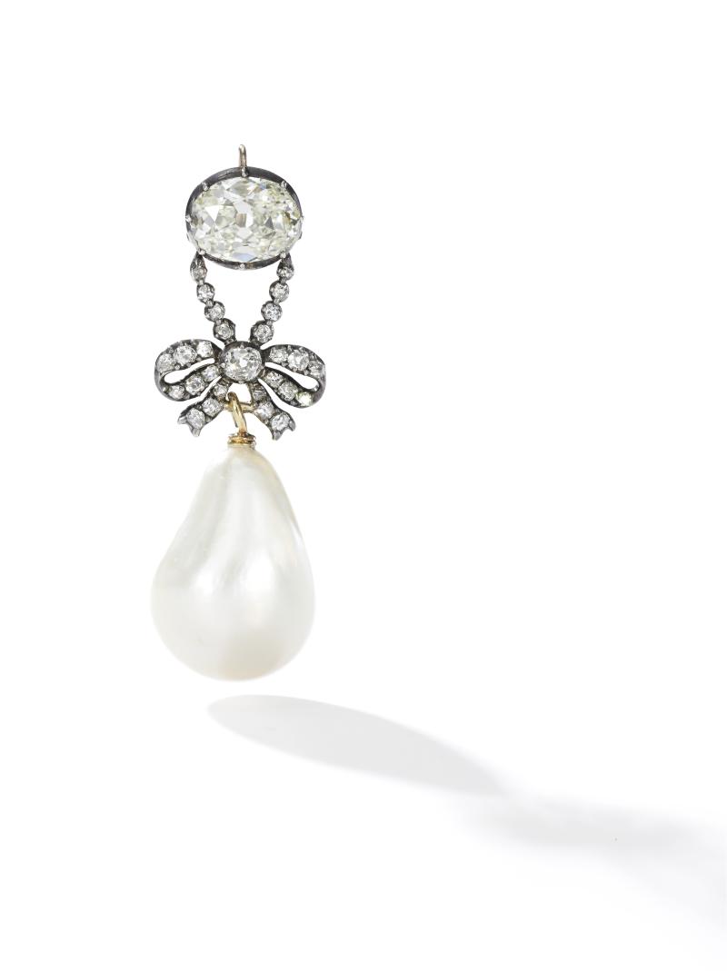 Queen Marie-Antoinette's pearl and diamond pendant  - Sotheby's Geneva - November 2018