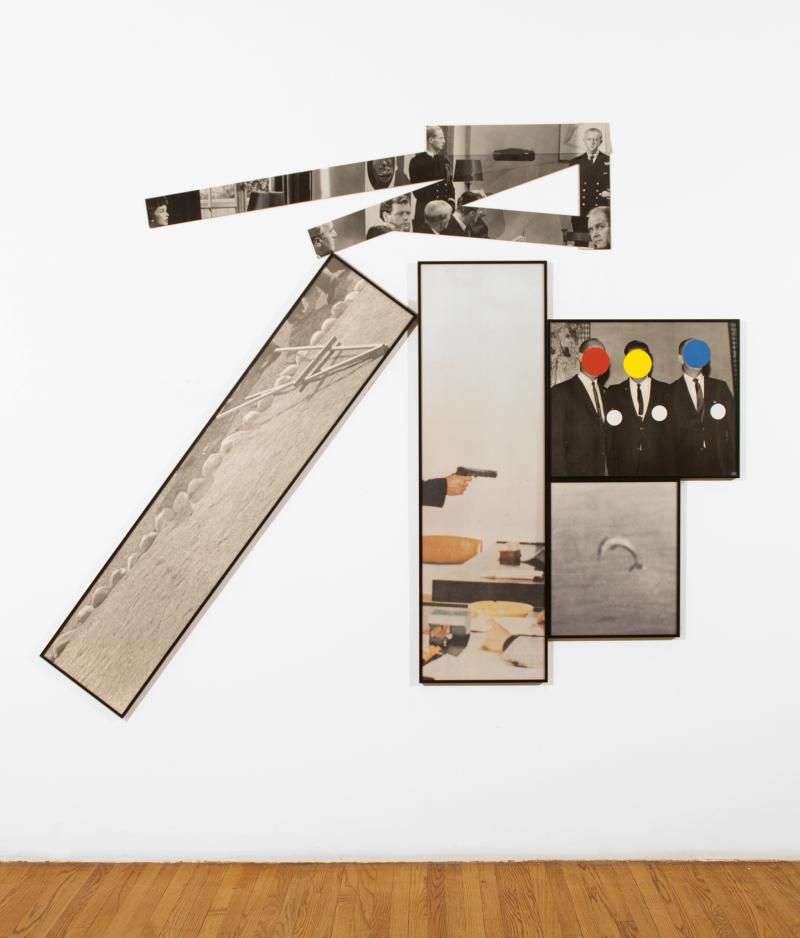 The Fallen Easel, 1988 Lithografie und Siebdruck auf Papier und Aluminiumplatten | Lithograph and screenprint on paper and aluminium panels Inv. Nr. GV 386, 2017 erworben von | acquired by PIN. Freunde der Pinakothek der Moderne für die Sammlung Moderne Kunst | for the Modern Art Collection © courtesy of John Baldessari Estate