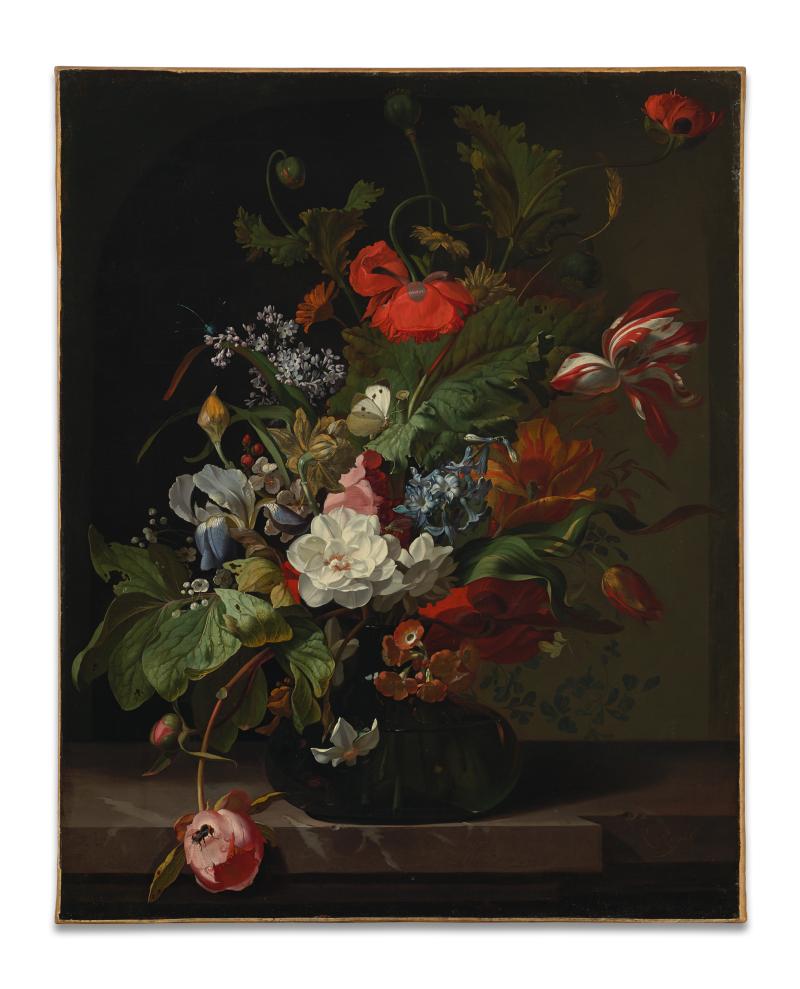 Rachel Ruysch (1664-1750) Blumenstillleben, um 1700 Innsbruck, Tiroler Landesmuseum Ferdinandeum, Ältere Kunstgeschichtliche Sammlungen, Inv.Nr. Gem 684 Foto: Tiroler Landesmuseen