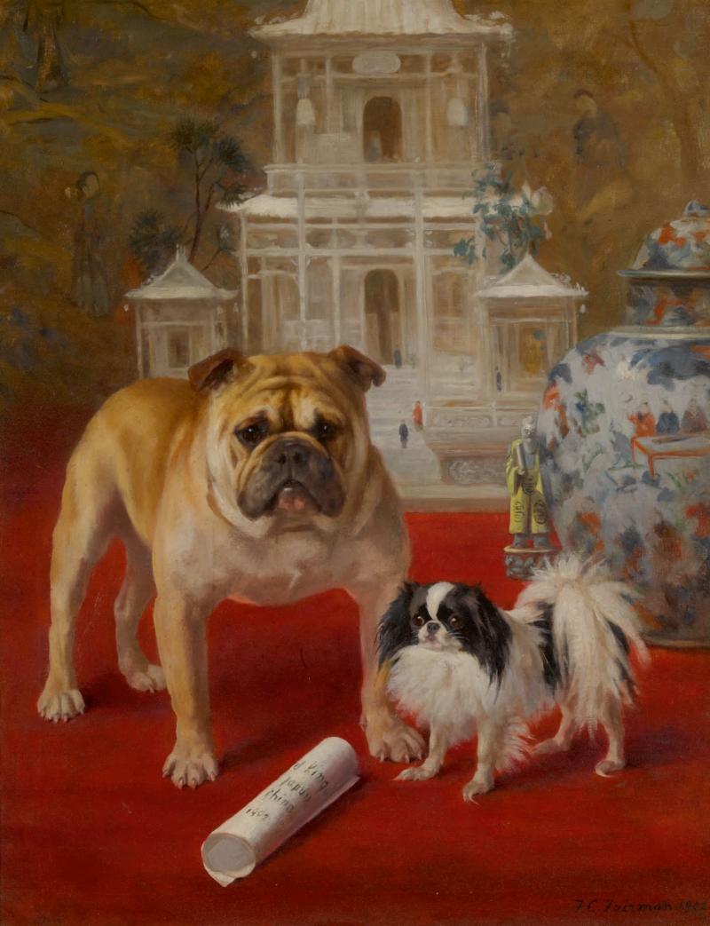 Frances C. Fairman The Boxer Rebellion 1902 Estimate $10/15,000 Sold for $50,000