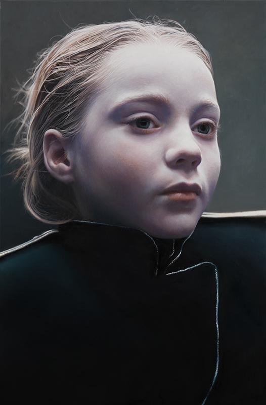 Gottfried Helnwein „The Murmur of the Innocents 74“, 2019, mixed media, Öl und Acryl auf Leinwand, 151 x 100 cm, rückseitig signiert: G. Helnwein  Foto: Galerie Kaiblinger / © Gottfried Helnwein, Bildrecht Wien, 2020