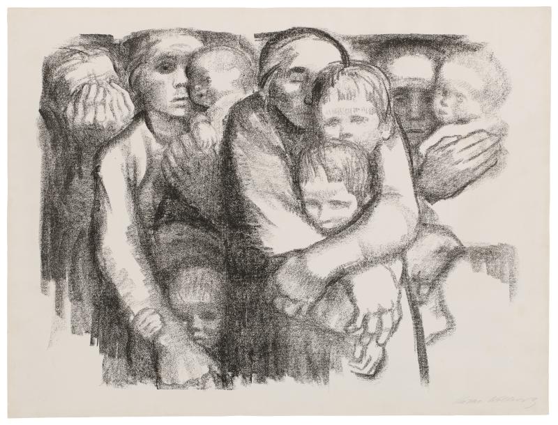 Käthe Kollwitz, Mütter, II. Fassung, 1919, Lithographie, Kn 140 I c © Käthe Kollwitz Museum Köln