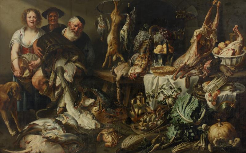 Adriaen van Utrecht (1595 – 1652) und Werkstatt  Die Vorratskammer Taxe: 60.000 – 80.000 Euro