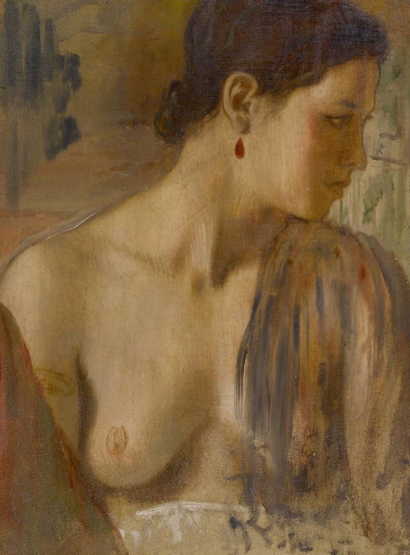 Edgar Degas, Buste de jeune femme presque nu (Bust of Young Woman Almost Nude)