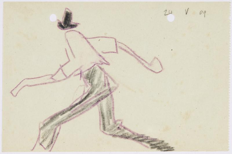 Lyonel Feininger, Laufender Mann (Running Man), 1909, est. £2,000 – 3,000