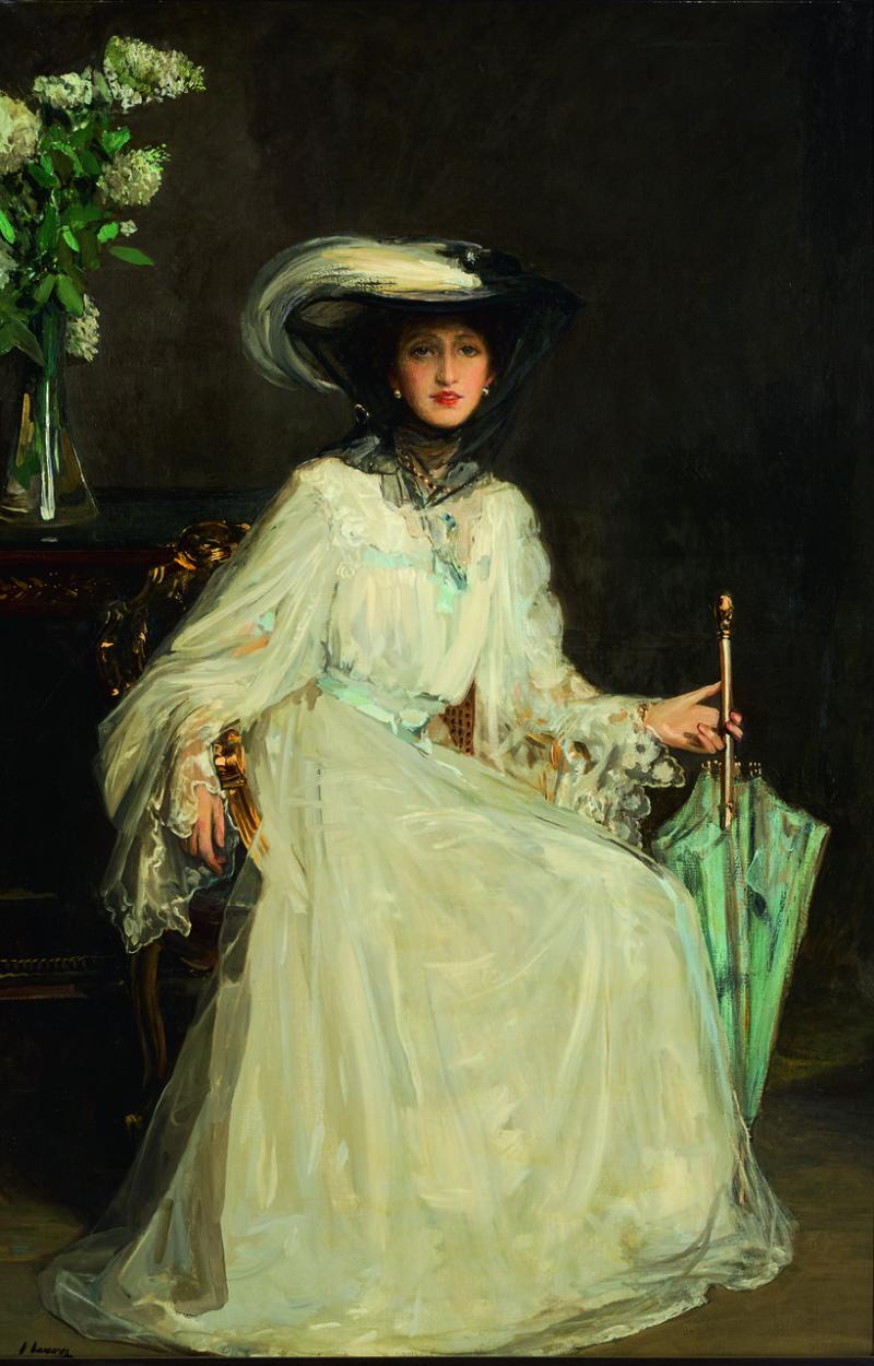 Sir John Lavery, Lady Evelyn Farquhar, oil on canvas, 1906, est. £600,000-800,000 / €674,000-898,000