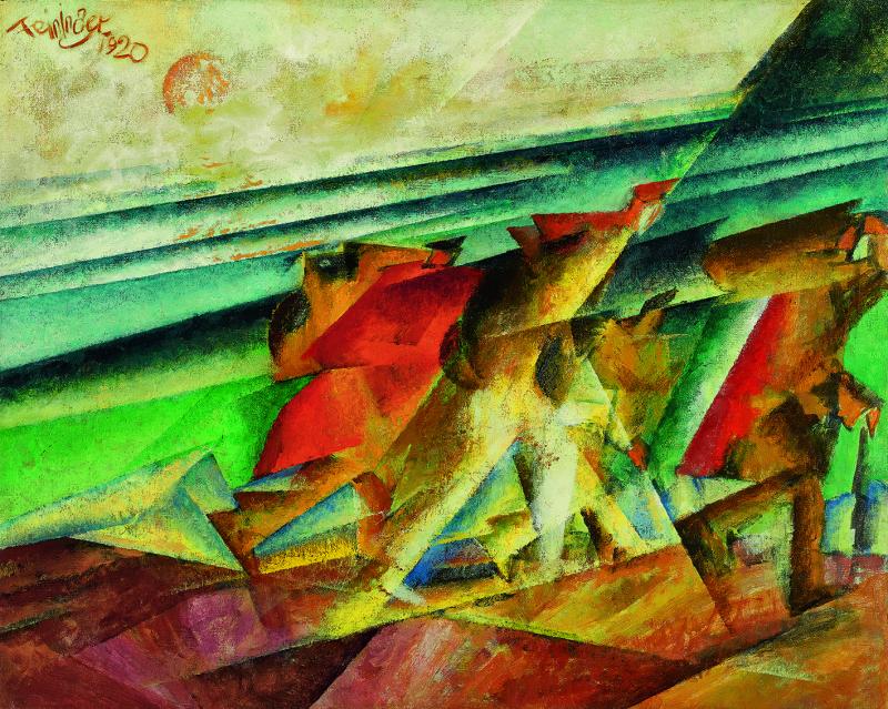 Lyonel Feininger, Lastträger am Meeresstrand (I) (Beachcombers by the Sea (I)), est. £700,000-900,000