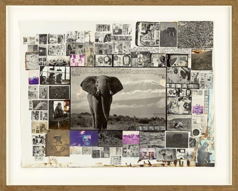 Peter Beard (New York 1938 – 2020 Montauk) Elephant and Kilimanjaro. 1984/2005 Schätzpreis:	100.000 - 150.000 EUR