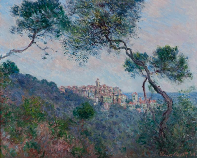 Claude Monet: Bordighera, Italien (Detail), 1884, Öl auf Leinwand, 60 x 73 cm, Hasso Plattner Foundation