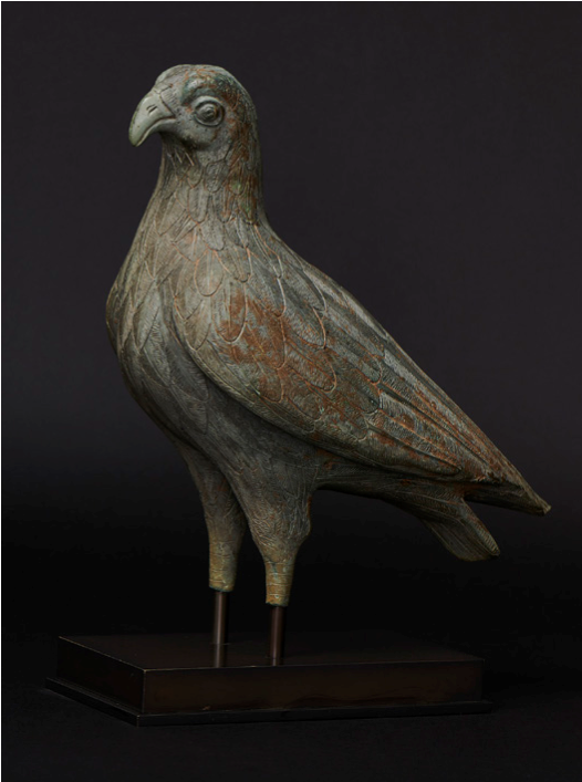 Außergwöhnlich großer, antiker Bronzeadler wohl aus Griechenland.