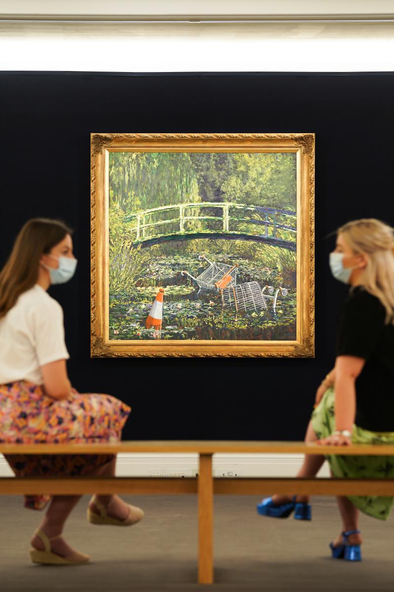 BANKSY’S CONTEMPORARY TAKE ON CLAUDE MONET’S MASTERPIECE