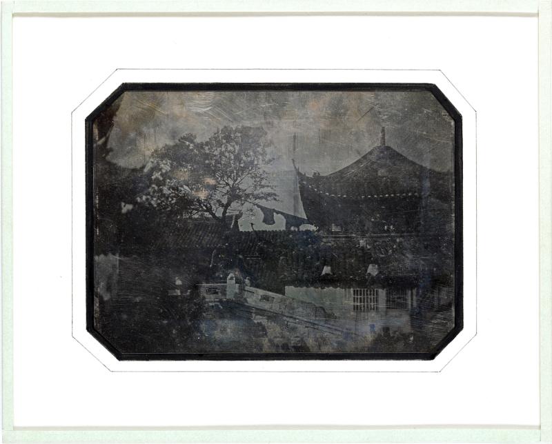 Attributed to NATALIS RONDOT (1821–1900), Nine quarter-plate daguerreotypes including the first photograph of Shanghai, China, 1844-45