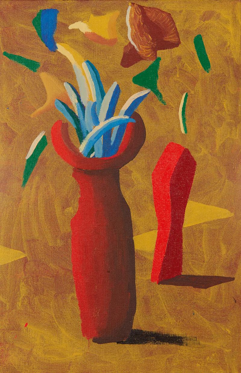 10429 Lot 36 - David Hockney, Two Red Pots