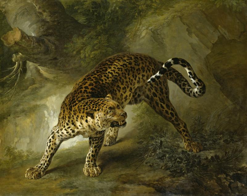 Jean-Baptiste Oudry, Leopard, 1741 (c) Staatliche Schlösser, Gärten und Kunstsammlungen Mecklenburg-Vorpommern