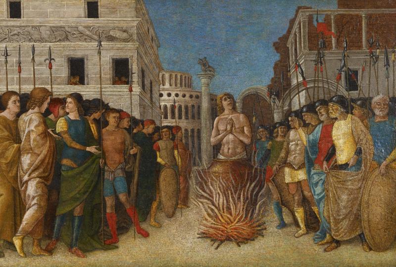 A. Mantegna (1431-1506) – Werkstatt  Martyrium Johannes/ Täufer Taxe: 10.000 – 15.000 Euro FINE ART