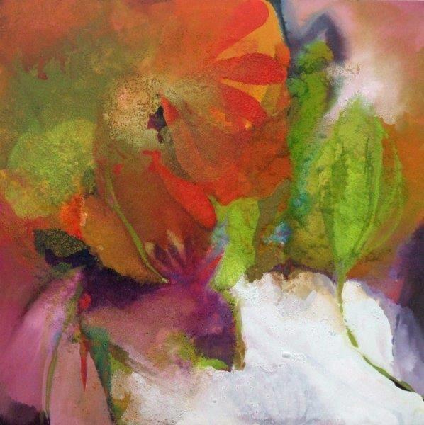 Beate Bitterwolf,Floridez 3-5-20 60 x 60 cm 2020