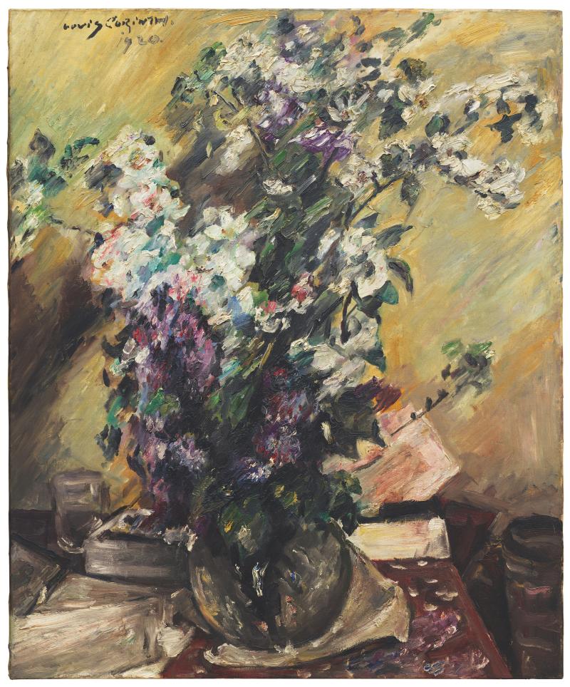 Lovis Corinth, Apfelblüten und Flieder, 1920, Hilti Art Foundation