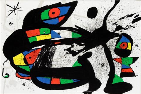 Los: 8032 Joan Miro (1893-1983), abstrakte Komposition o Startpreis 150 EUR