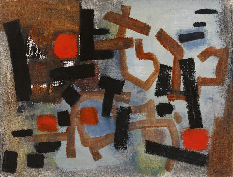 Fritz Winter (1905 – 1976)  "Planung" | 1954 | Öl auf Leinwand | 75,5 x 99 cm Taxe: 40.000 – 60.000 €