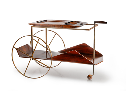 Tea Cart by Jorge Zalszupin ©Mercado Moderno