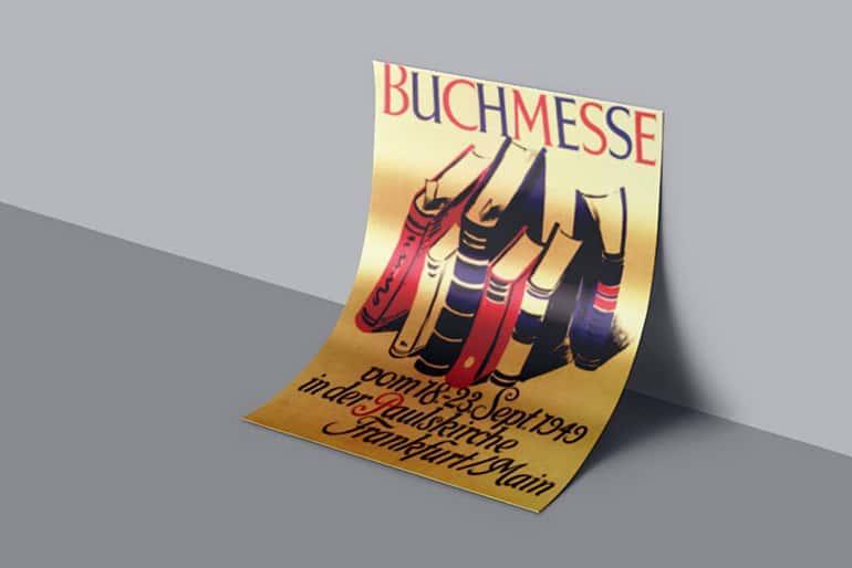 Originalplakat Buchmesse 1949