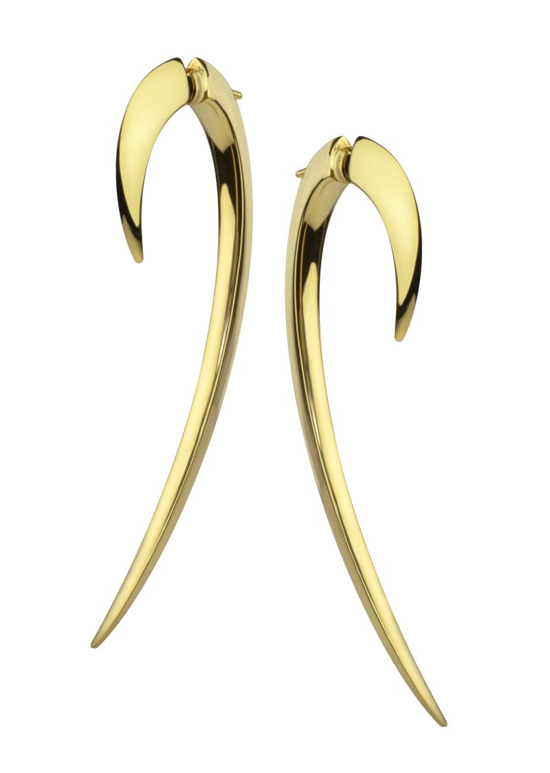 Shaun Leane, 18ct Yellow Gold Hook Earrings