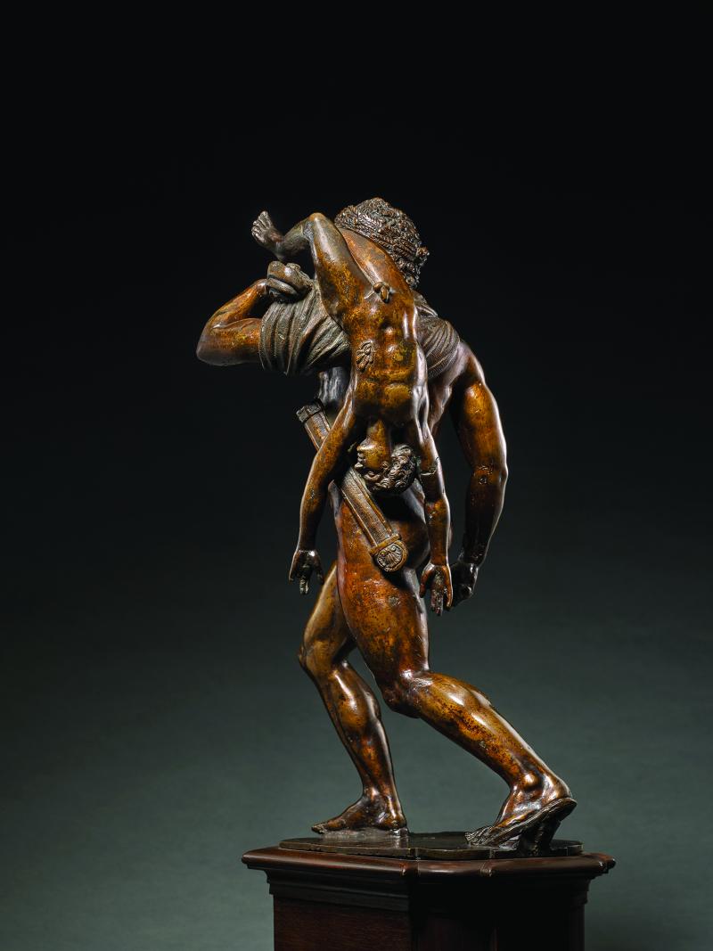 Willem Danielsz. van Tetrode, Neoptolemus and Astyanax, bronze, est. £400,000-600,000_side view