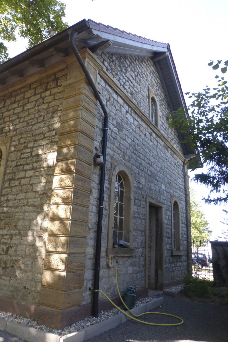 Taharahalle, die Leichenhalle, auf dem jüdischen Friedhof in Bruchsal © Deutsche Stiftung Denkmalschutz/Wegner