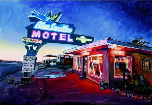 Blue Swallow Motel, Route 66 by Bob Dylan